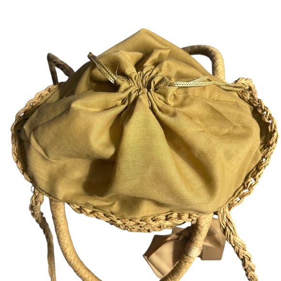 Lady Straw Holiday Tote
Handbag Wicker Bag Rattan Crochet Basket Khaki Beach - Picture 4 of 7